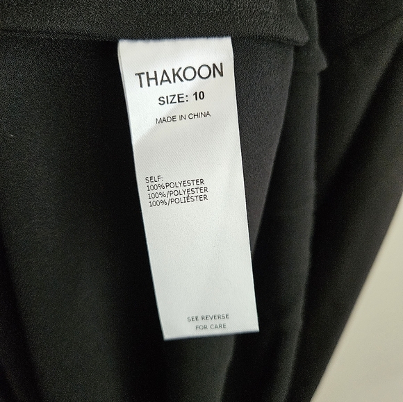 NWT Thakoon Dress Low Back Maxi Dress size 10‎ Sexy Strapless Black Tan - Picture 13 of 16